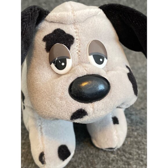 VTG Tonka Pound Puppies Gray Black Spots Puppy Dog Plush Stuffed Animal Toy Kore - Picture 1 of 12